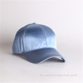 Cappellino da baseball in raso blu personalizzato